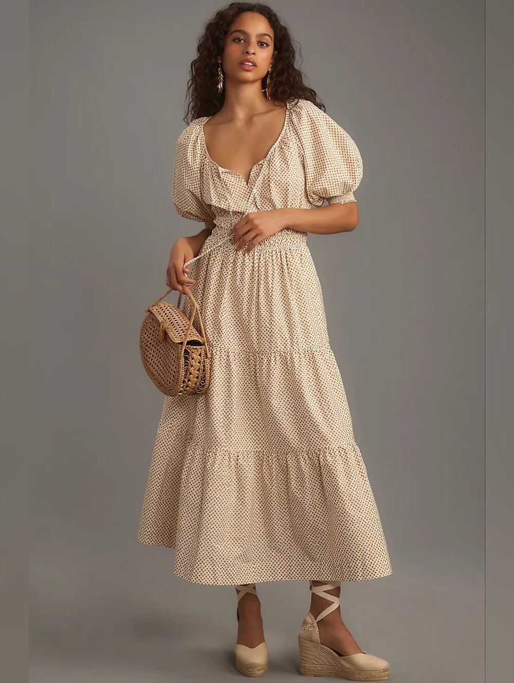 OPEN TO OFFERS The Somerset Maxi Dress: Puff-Sleeve Edition Size Xs